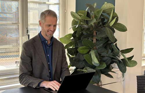 Gustav på Mission Point